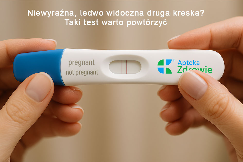 Test ciążowy - wynik niepewny, warto powtórzyć