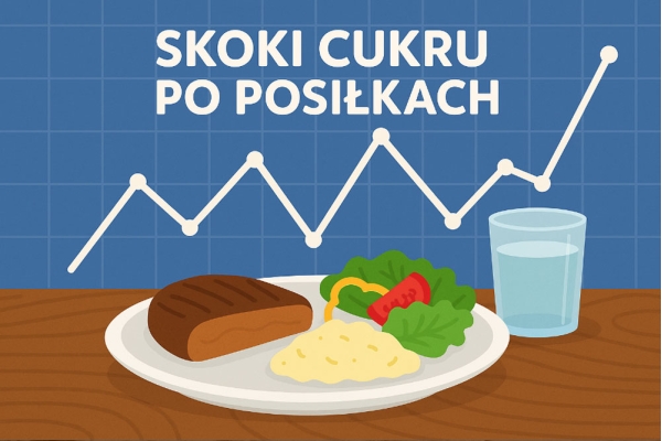 Skoki cukru po posiłkach - jak je rozpoznać i jak sobie z nimi radzić?