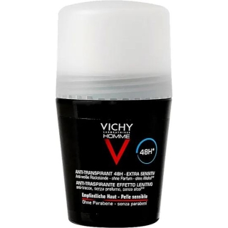 VICHY HOMME dezodorant-antyperspirant 48h, skóra wrażliwa, roll-on, 50 ml - zdjęcie poglądowe #1