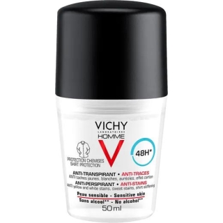 VICHY HOMME 48h Antyperspirant przeciw plamom, 50 ml - zdjęcie poglądowe #1