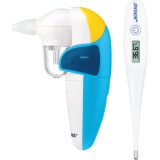 NOVAMA Zestaw prezentowy Elektryczny aspirator PINGO +termometr elektroniczny FLEXO - zdjęcie poglądowe #1