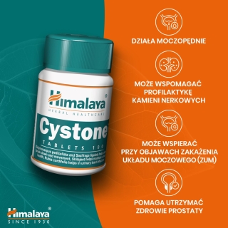 Cystone Himalaya 100 tabletek - zdjęcie poglądowe #2