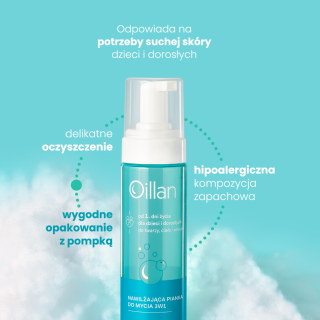 Oillan Pianka do mycia twarzy, ciała 200ml - zdjęcie poglądowe #8