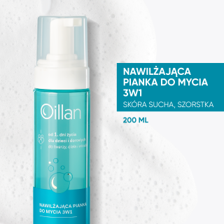 Oillan Pianka do mycia twarzy, ciała 200ml - zdjęcie poglądowe #7
