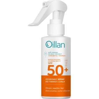 Oillan SUN Dermo-spray przeciwsłoneczny do twarzy i ciała SPF 50+ 125 ml - zdjęcie poglądowe #1