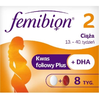 Femibion 2 Ciąża 56 tabletek + 56 kapsułek miękkich