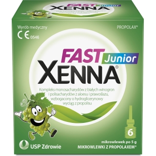 XENNA FAST JUNIOR Mikrowlewki doodbytnicze, 6 sztuk - zdjęcie poglądowe #2