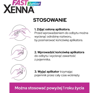 XENNA FAST JUNIOR Mikrowlewki doodbytnicze, 6 sztuk - zdjęcie poglądowe #6