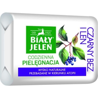 BIAŁY JELEŃ Mydło z ekstraktem z czarnego bzu Premium, 100 g - zdjęcie poglądowe #1