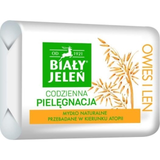 BIAŁY JELEŃ Mydło z owsem Premium, 100 g - zdjęcie poglądowe #1