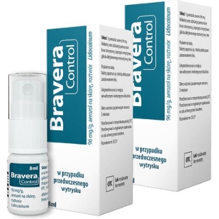 2 x BRAVERA CONTROL Aerozol na skórę opóźniający wytrysk, 8 ml - zdjęcie poglądowe #1