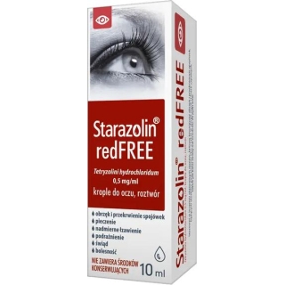 Starazolin Redfree krople do oczu, 10 ml - zdjęcie poglądowe #1