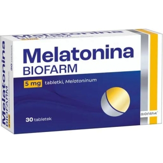 Melatonina Biofarm 5mg, 30 tabletek - zdjęcie poglądowe #1