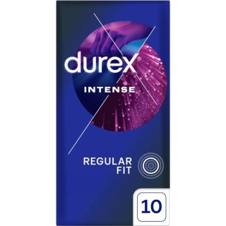 DUREX Intense Regular Fit Prezerwatywy, 10 sztuk - zdjęcie poglądowe #1