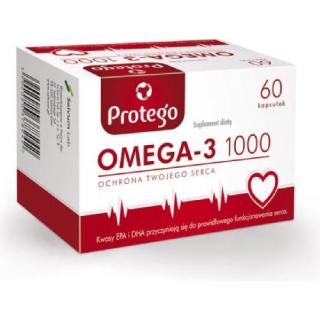 PROTEGO Omega 3 1000, 60 kapsułek - zdjęcie poglądowe #1