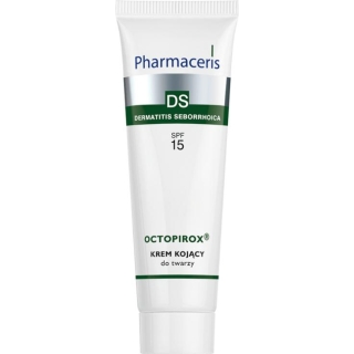 PHARMACERIS DS OCTOPIROX Krem do twarzy kojący SPF15, 30 ml - zdjęcie poglądowe #1