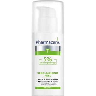 PHARMACERIS T SEBO-ALMOND PEEL 5% Krem do twarzy 1 stopień, 50 ml - zdjęcie poglądowe #1