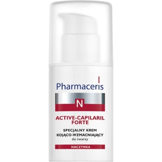 PHARMACERIS N ACTIVE-CAPILARIL FORTE Krem do twarzy wzmacniający kojący, 30 ml - zdjęcie poglądowe #1