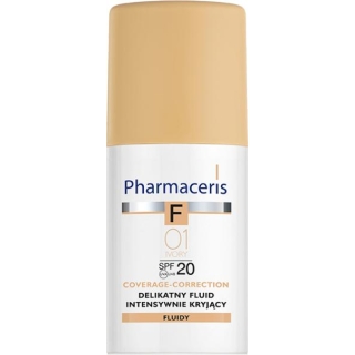 PHARMACERIS F Fluid kryjący Ivory 01 SPF20, 30 ml - zdjęcie poglądowe #1