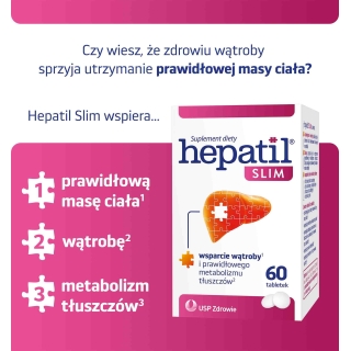 HEPATIL SLIM, 60 tabletek - zdjęcie poglądowe #5