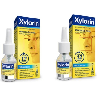 2 x XYLORIN aerozol na katar i zatkany nos, 18 ml - zdjęcie poglądowe #1