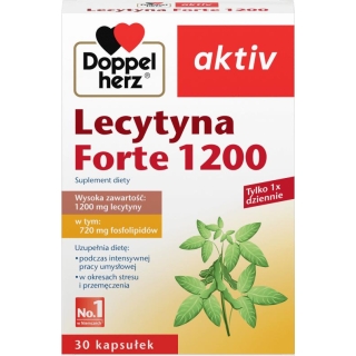 DOPPELHERZ AKTIV Lecytyna 1200 Forte, 30 kapsułek - zdjęcie poglądowe #1