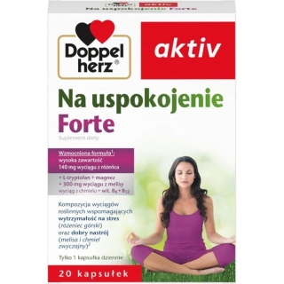 DOPPELHERZ AKTIV Na Uspokojenie Forte, 20 kapsułek - zdjęcie poglądowe #1