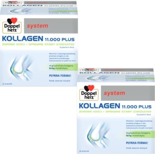 2 x Doppelherz System Kollagen 11.000 PLUS - zdjęcie poglądowe #1