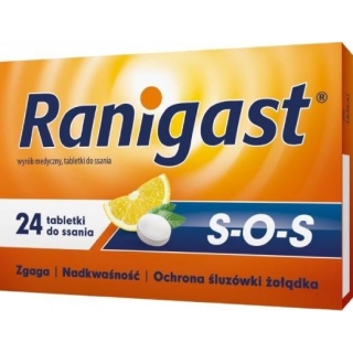 RANIGAST SOS tabletki do ssania, 24 sztuki - zdjęcie poglądowe #1