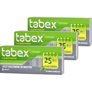 3 x Tabex 1,5 mg, 100 tabletek - zdjęcie poglądowe #1