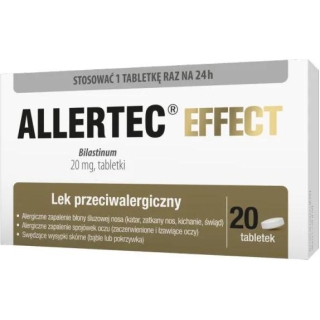 ALLERTEC  Effect 20 mg, 20 tabletek - zdjęcie poglądowe #1