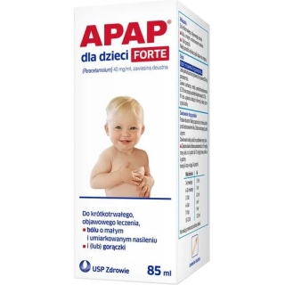 APAP dla dzieci forte zawiesina doustna, 85 ml - zdjęcie poglądowe #1