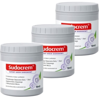 3 x SUDOCREM EXPERT Krem barierowy 400g - zdjęcie poglądowe #1