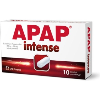 APAP Intense 0,2g+0,5g, 10 tabletek - zdjęcie poglądowe #1