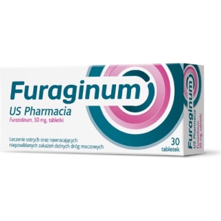 FURAGINUM Us Pharmacia 50 mg, 30 tabletek - zdjęcie poglądowe #1