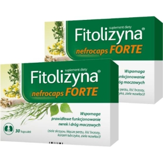 2 x FITOLIZYNA nefrocaps Forte, na nerki, 30 kapsułek - zdjęcie poglądowe #1