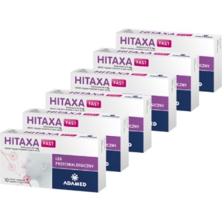 6 x Hitaxa Fast 5mg 10 tabletek - zdjęcie poglądowe #1