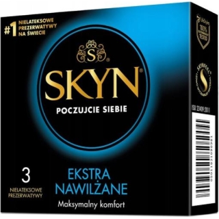 SKYN Ekstra nawilżane prezerwatywy, 3 sztuki - zdjęcie poglądowe #1