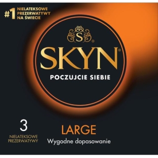 SKYN LARGE Prezerwatywy o większym rozmiarze, 3 sztuki - zdjęcie poglądowe #1