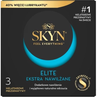 SKYN Elite Ekstra nawilżane prezerwatywy, 3 sztuki - zdjęcie poglądowe #1