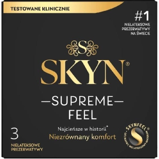 SKYN Supreme Feel prezerwatywy, 3 sztuki - zdjęcie poglądowe #1