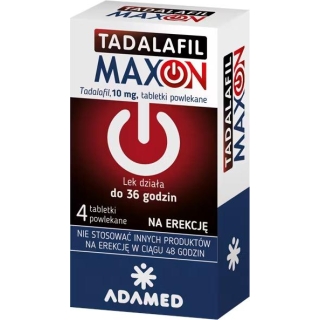 Tadalafil Maxon 10 mg, 4 tabletki - zdjęcie poglądowe #1