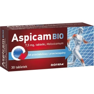 ASPICAM Bio 7,5 mg, 30 tabletek - zdjęcie poglądowe #1