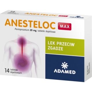 ANESTELOC Max 20 mg, 14 tabletek - zdjęcie poglądowe #1