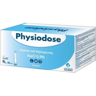 PHYSIODOSE Roztwór soli fizjologicznej 0,9% NaCl, 40 ampułek - zdjęcie poglądowe #1