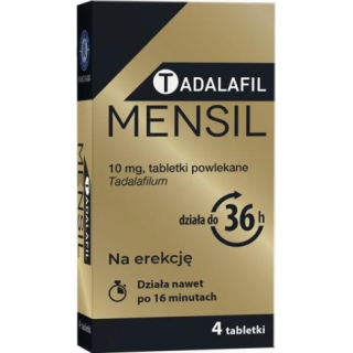 TADALAFIL Mensil 10 mg, 4 tabletki - zdjęcie poglądowe #1