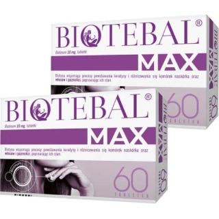 2 x Biotebal Max 60 tabletek - zdjęcie poglądowe #1