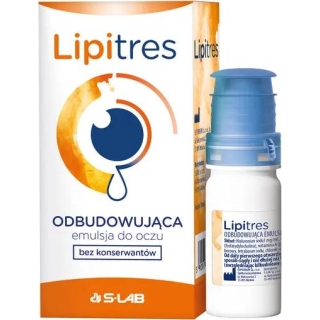 LIPITRES Odbudowująca Emulsja krople do oczu, 10 ml - zdjęcie poglądowe #1