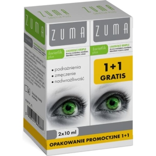 ZUMA Świetlik Plus krople do oczu, 2x10 ml - zdjęcie poglądowe #1