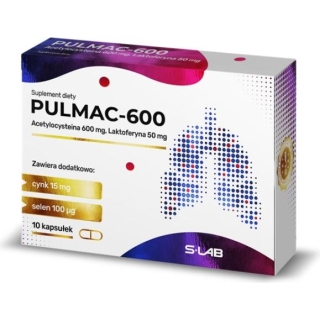 PULMAC-600, 10 kapsułek - zdjęcie poglądowe #1